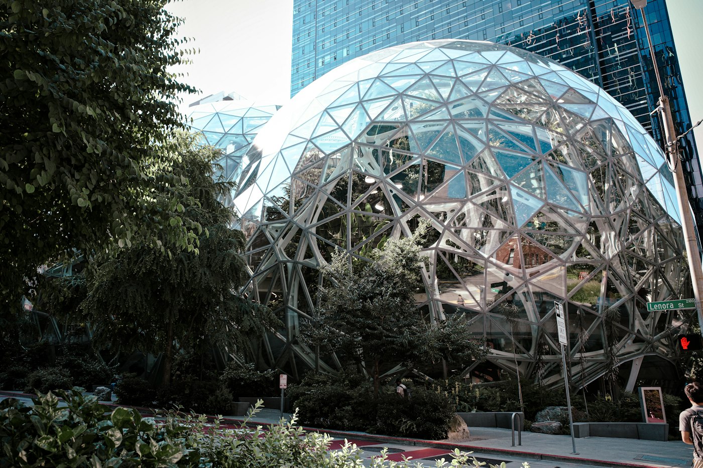 Les Spheres du siège d’Amazon à Seattle